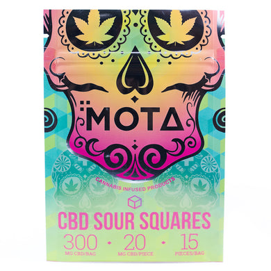 Mota - CBD Sour Squares - Herba Relief