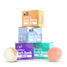 Load image into Gallery viewer, CBDfx - CBD Bath Bombs 200mg