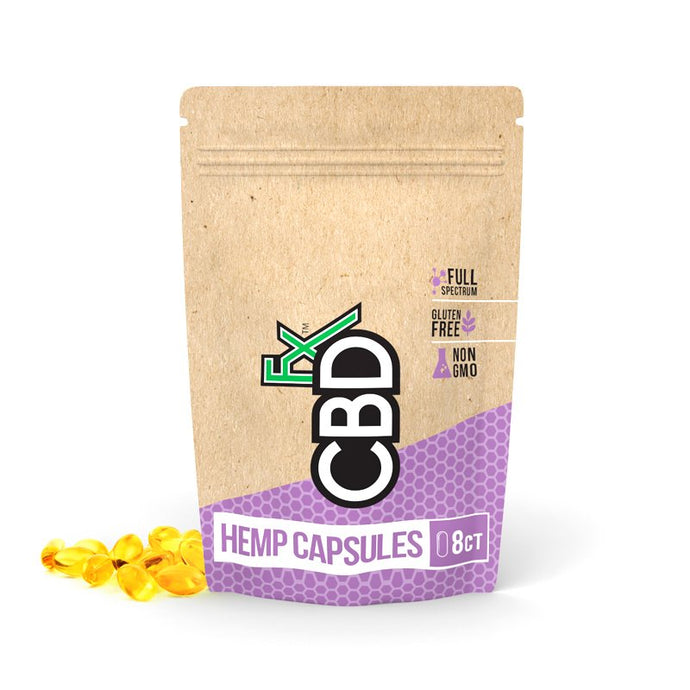 CBDfx - CBD Pills 8ct Pouch 200mg - Herba Relief