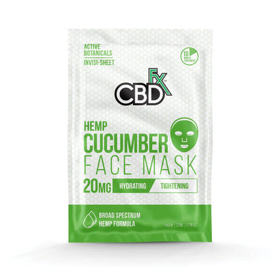 CBDfx - Cucumber Face Mask - 20mg CBD