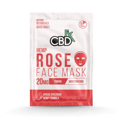 CBDfx - Rose Face Mask - 20mg CBD