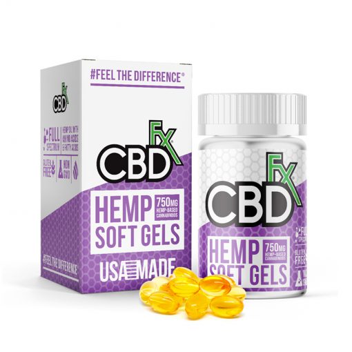 CBDfx - CBD Gel Capsules (750mg) - Herba Relief