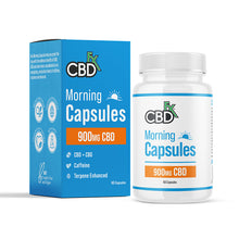 Load image into Gallery viewer, CBDfx - CBD + CBG Vegan Morning Capsules - 15mg CBD + 2.5mg CBG/Capsule