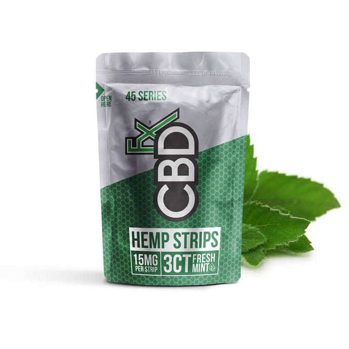 CBDfx - CBD Sublingual Strips (15mg) - Herba Relief