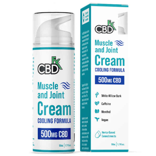 CBDfx - Muscle & Joint CBD Cream – 50 mL - Herba Relief