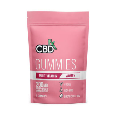 CBDfx - Women's Multivitamin Gummies (25mg CBD/Gummy, 8 Gummies/Pouch)