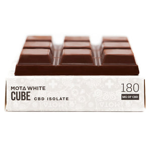 Mota - White CBD Milk Chocolate Cube - Herba Relief